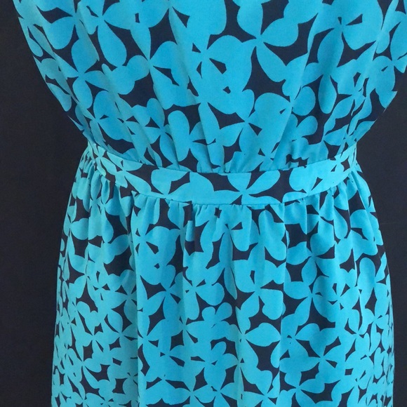 Loft Floral Petite Lined Dress - Picture 4 of 9